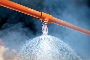 There is not currently a fire sprinkler system in the school.